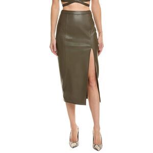 Studio Lexi Womens  Marilla Midi Skirt, Green